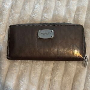 Michael Kors Metallic Brown Logo Wallet